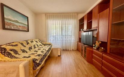 Living room of Flat for sale in  Barcelona Capital  with Parquet flooring and Balcony