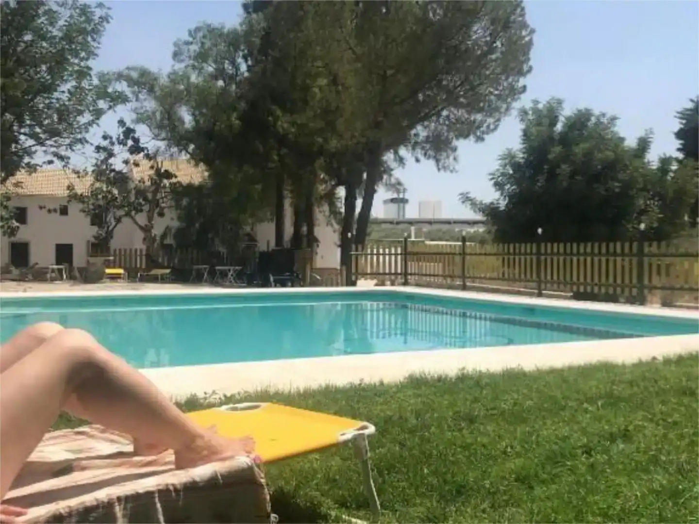 Piscina de Finca rústica en venda en Gilena amb Aire condicionat i Piscina