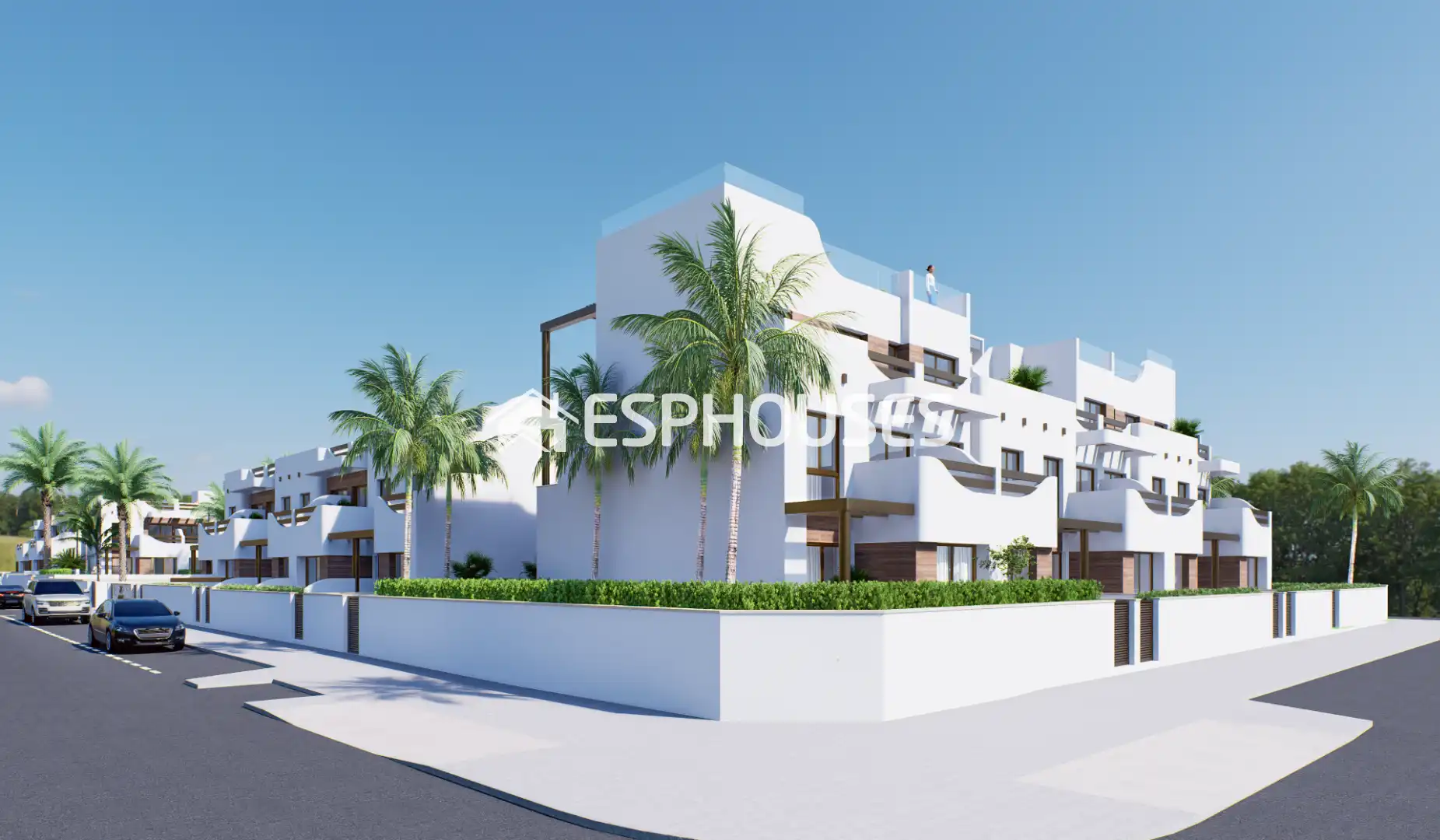 Exterior view of Houses for sale in Pilar de la Horadada  with Terrace, Balcony and Community pool