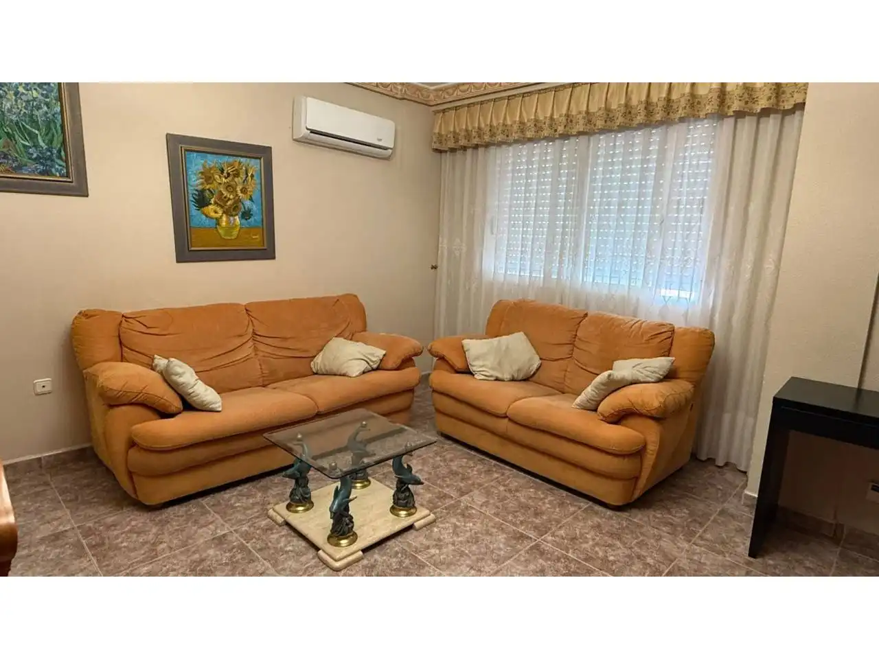 Wohnzimmer von Wohnung zur Miete in Archena mit Klimaanlage, Möbliert und Balkon