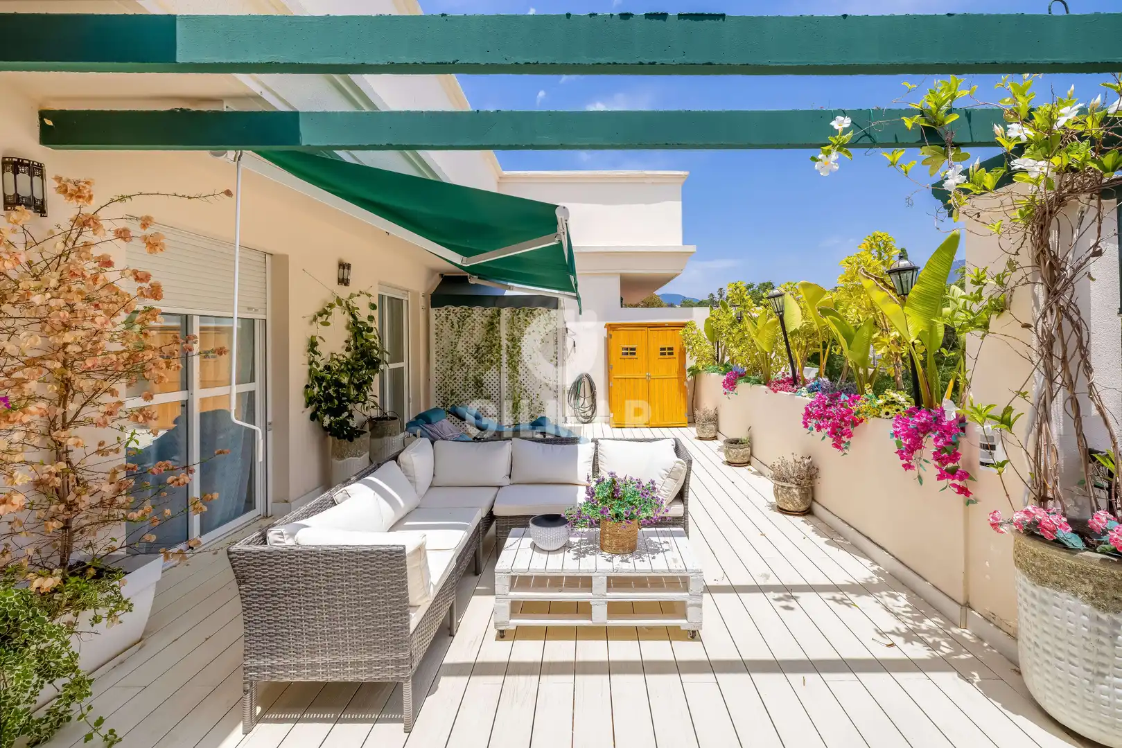 Terrace of Apartments for sale in Marbella  with Heating, Swimming Pool and Furnished