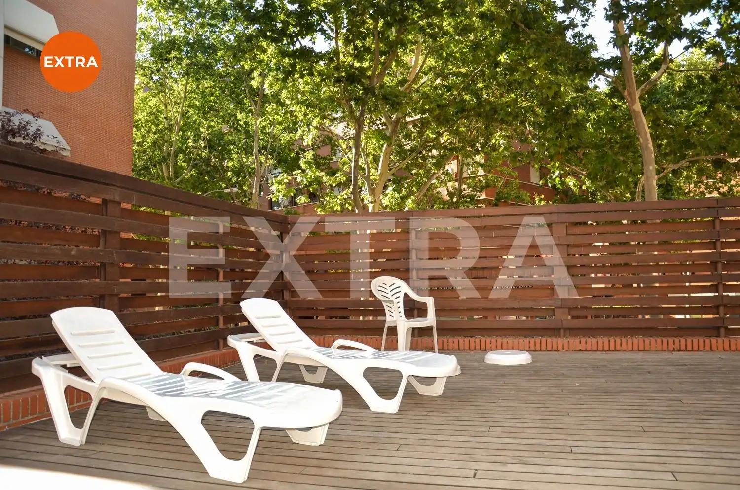 Terrace of Flat for sale in Madrid  with Air Conditioner, Heating and Private garden
