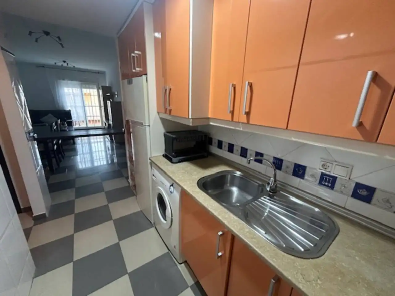 Kitchen of Attic for sale in Roquetas de Mar  with Air Conditioner, Terrace and Furnished