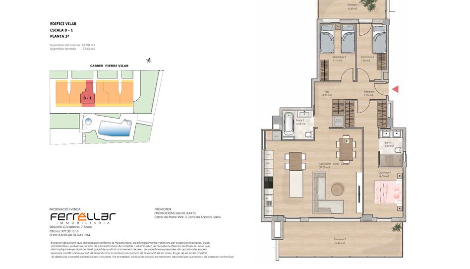 Photo 1 of Flat for sale in Carrer de Pierre Vilar, 3, Barenys, Tarragona