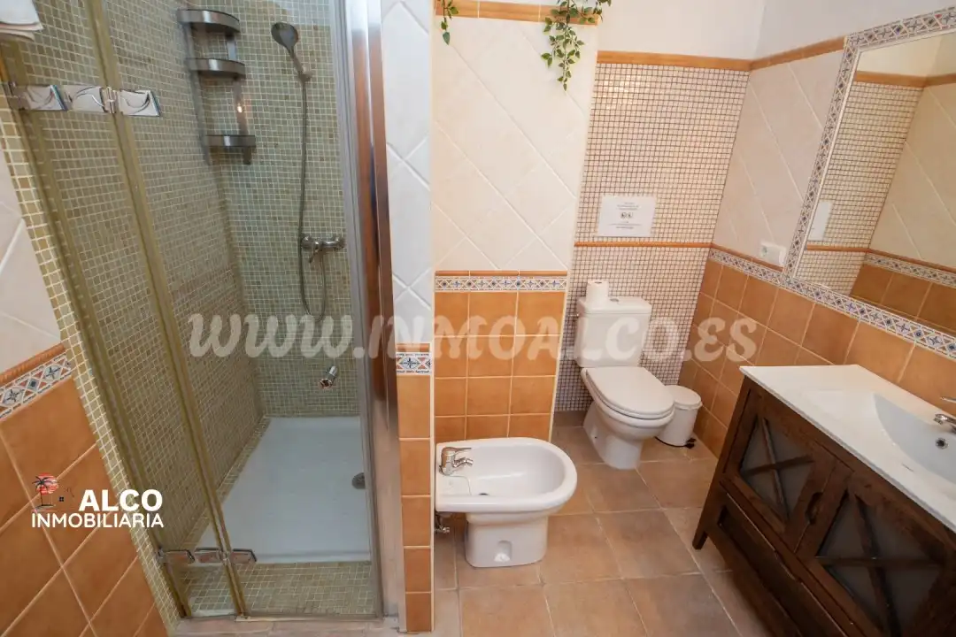 Bathroom of Houses for sale in Torrox  with Air Conditioner, Terrace and Swimming Pool