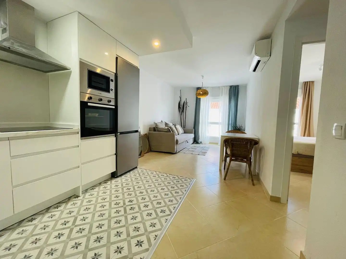 Kitchen of Flat for sale in Benalmádena  with Air Conditioner, Storage room and Furnished