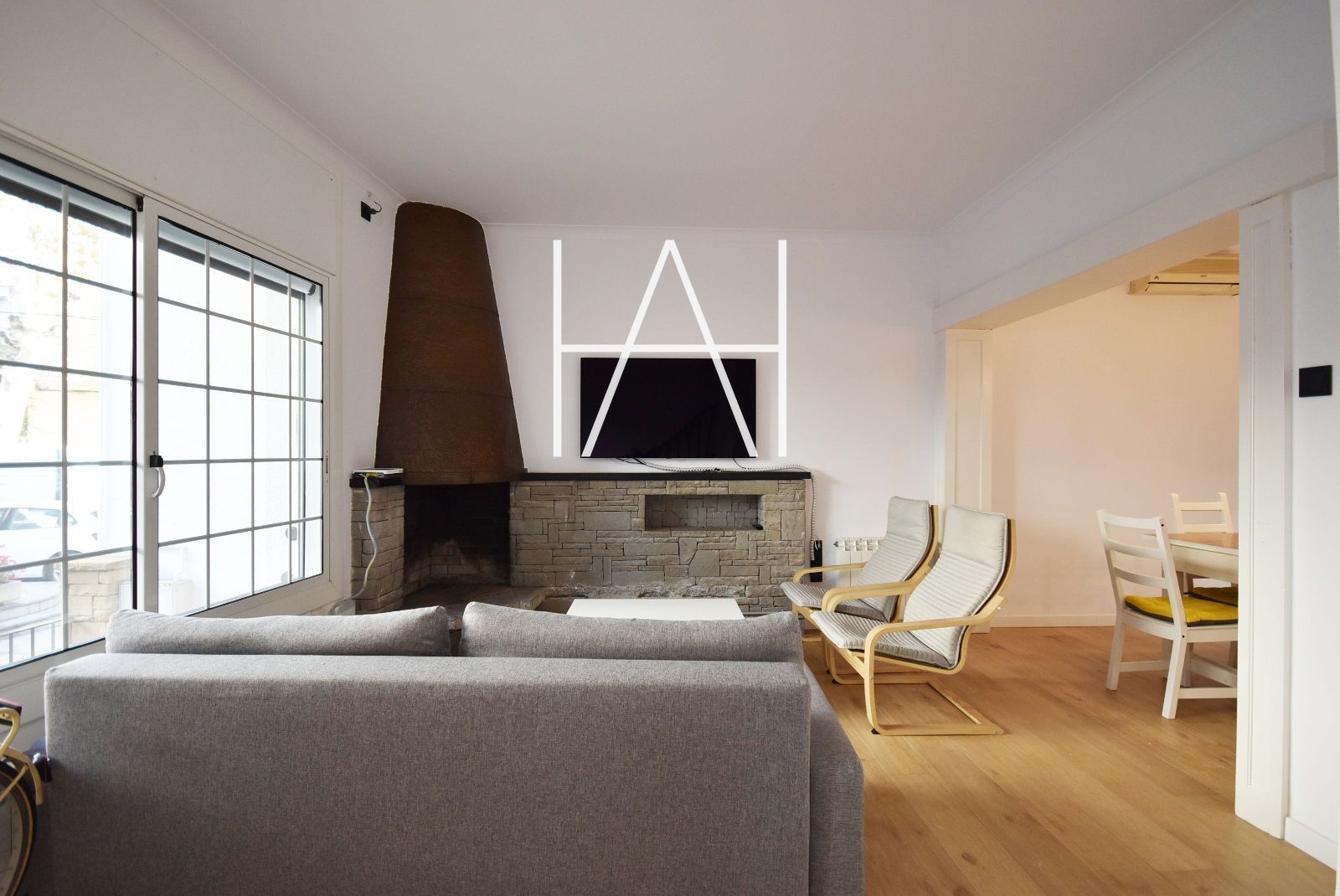 Living room of Single-family semi-detached for sale in Caldes d'Estrac  with Air Conditioner, Heating and Terrace