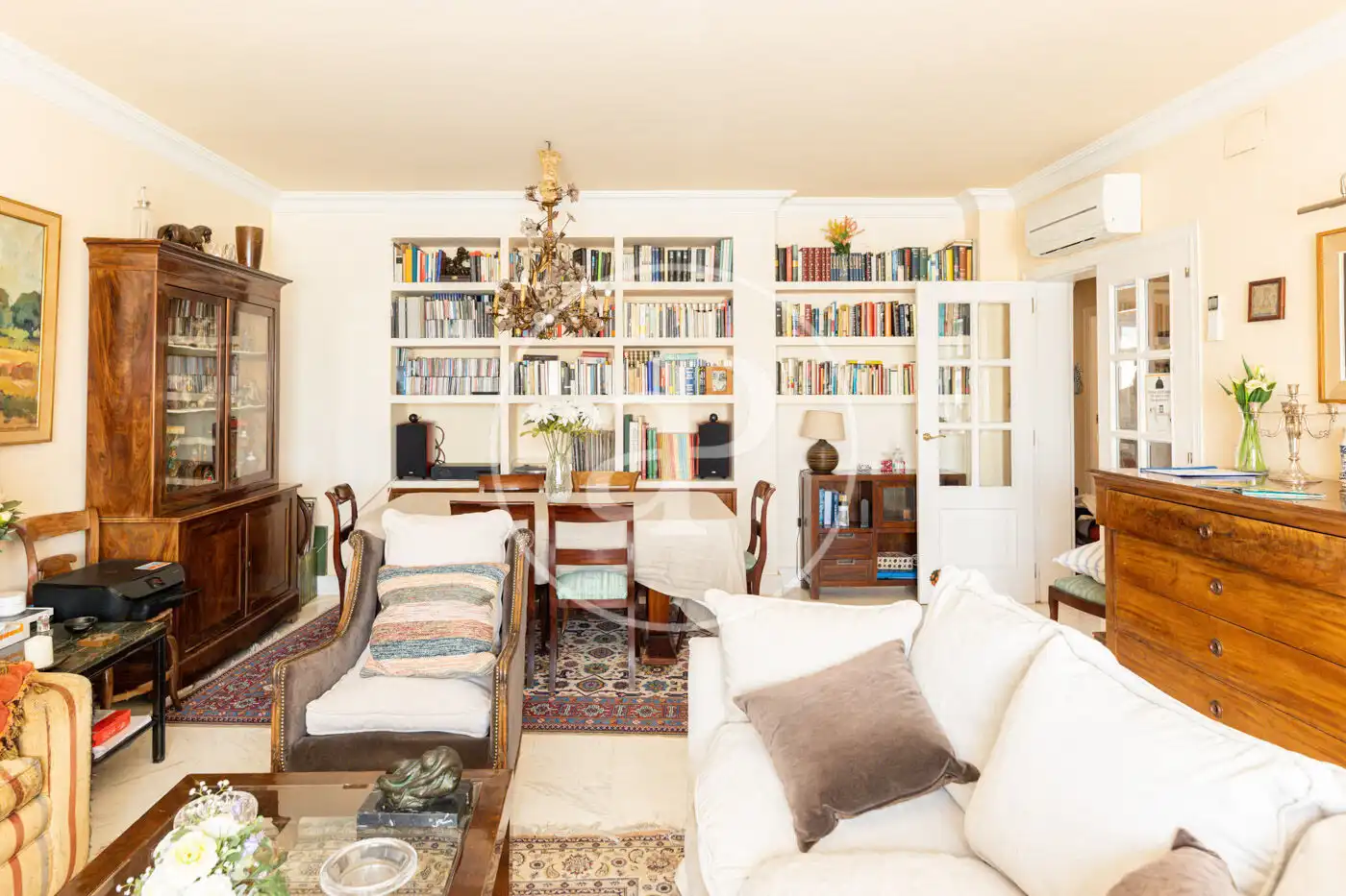 Living room of Houses for rent in  Palma de Mallorca  with Air Conditioner, Private garden and Terrace