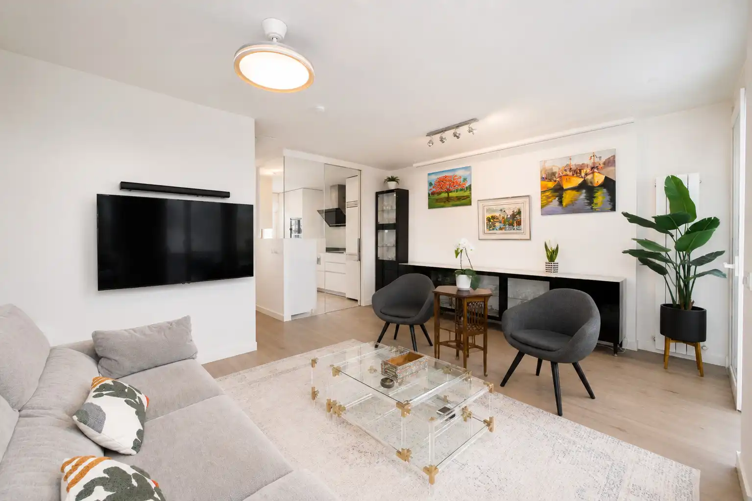 Sala de estar de Casa adosada en venta en Las Rozas de Madrid