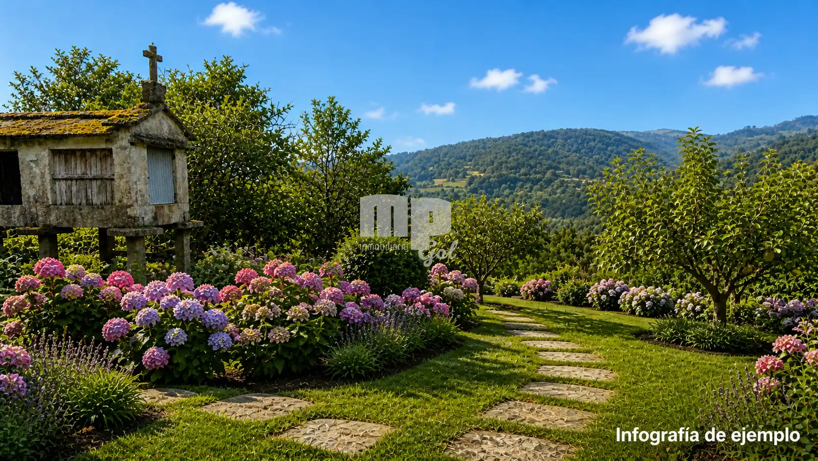 Garden of Country homes for sale in Fornelos de Montes  with Private garden, Terrace and Storage room