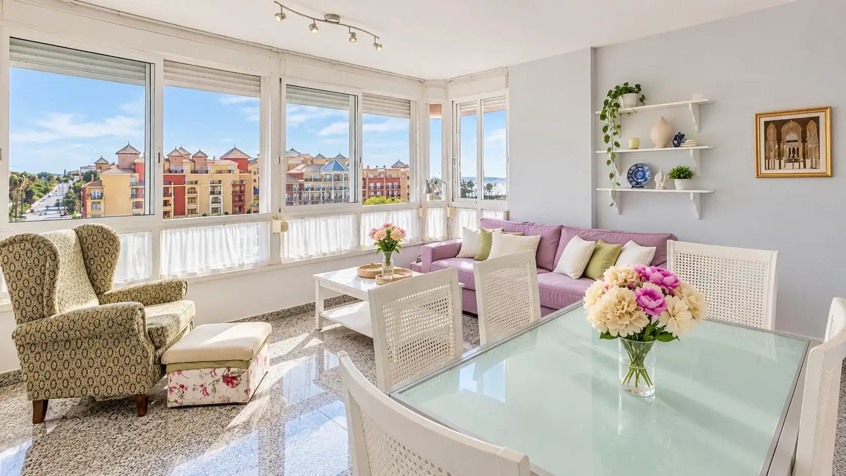 Sala de estar de Ático en venta en Laguna Beach