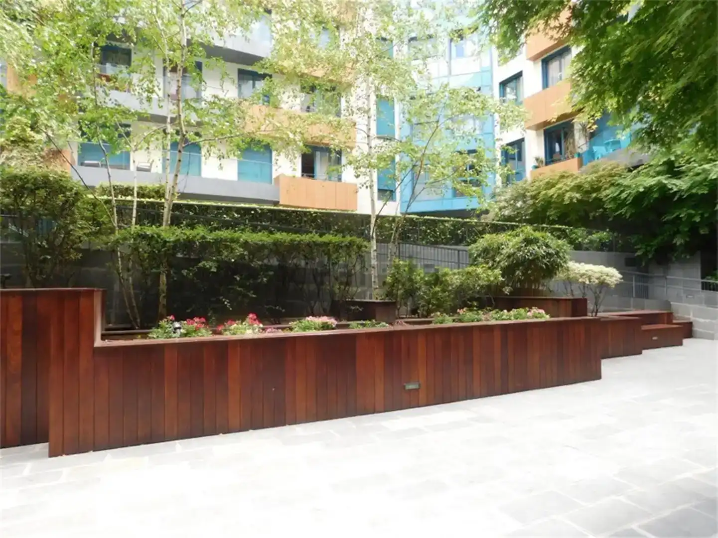 Terrasse von Wohnung zur Miete in  Madrid Capital mit Klimaanlage und Schwimmbad