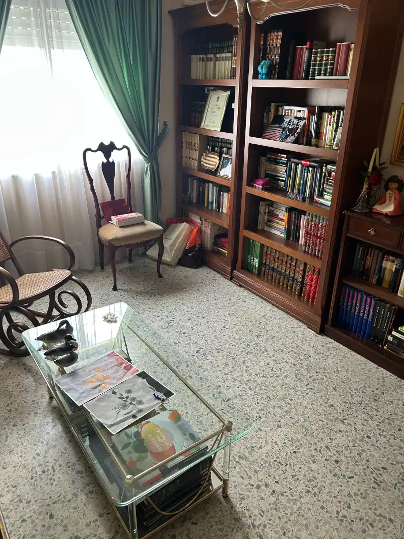 Living room of Flat for sale in Vélez-Málaga  with Air Conditioner, Terrace and Furnished