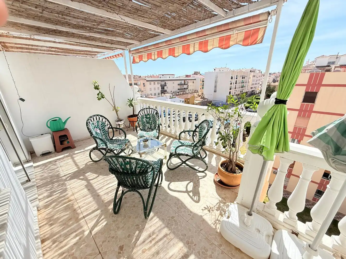 Terrace of Attic for rent in Rincón de la Victoria  with Air Conditioner, Terrace and Furnished