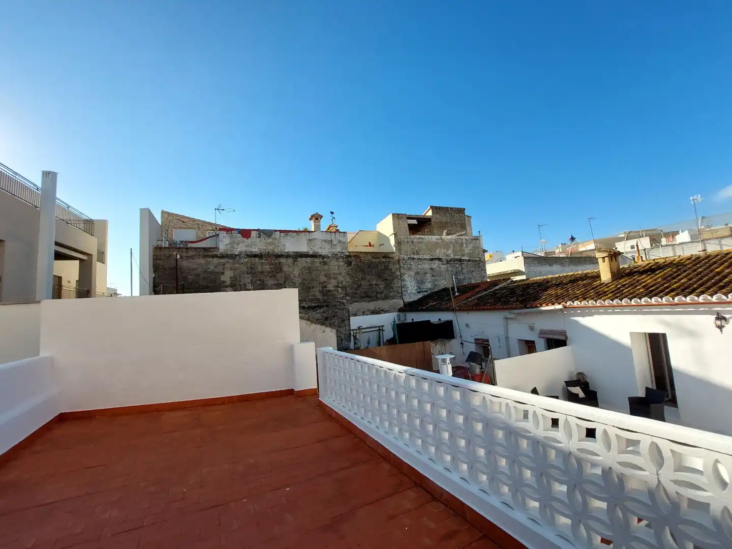 Vista exterior de Casa adosada en venta en Ondara con Aire acondicionado, Calefacción y Terraza