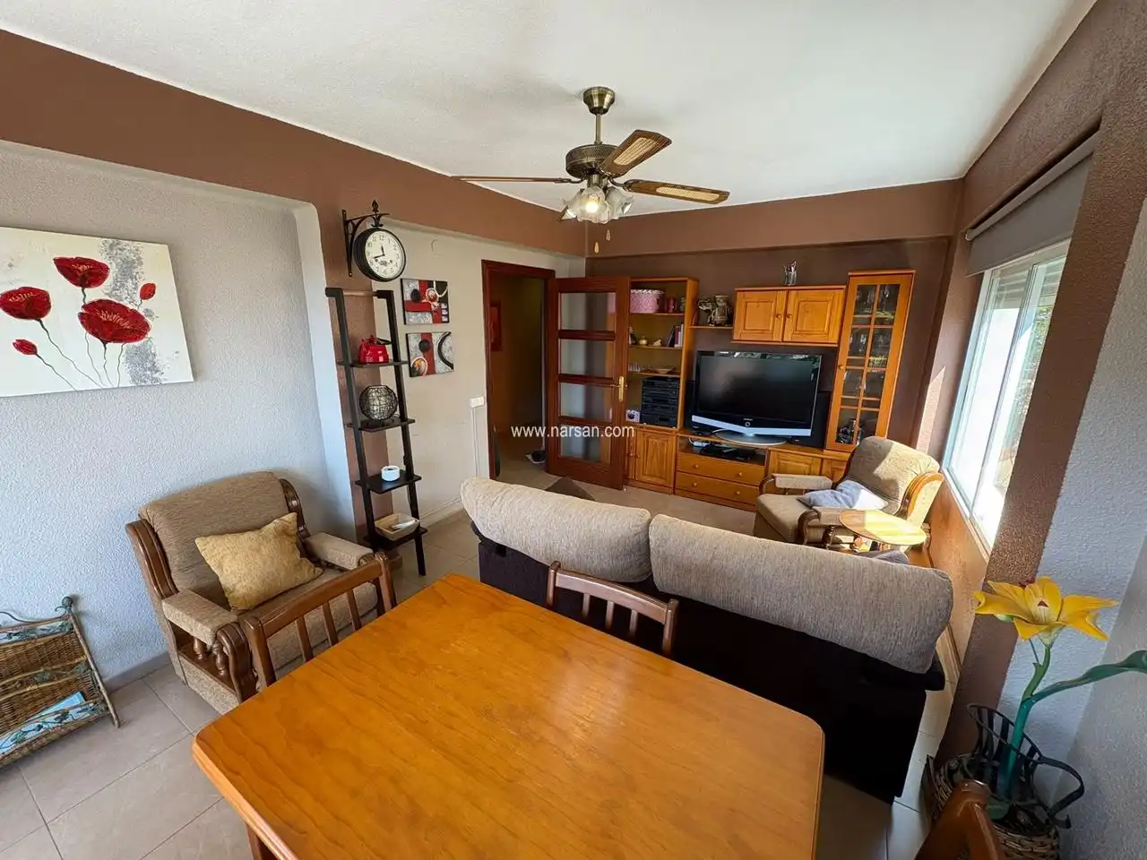 Sala de estar de Apartamento en venta en Benicasim / Benicàssim con Aire acondicionado, Calefacción y Terraza
