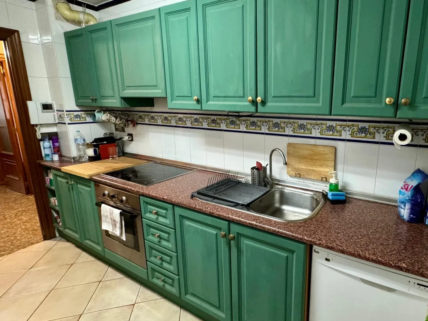 Kitchen of Flat for sale in  Murcia Capital  with Storage room and Furnished