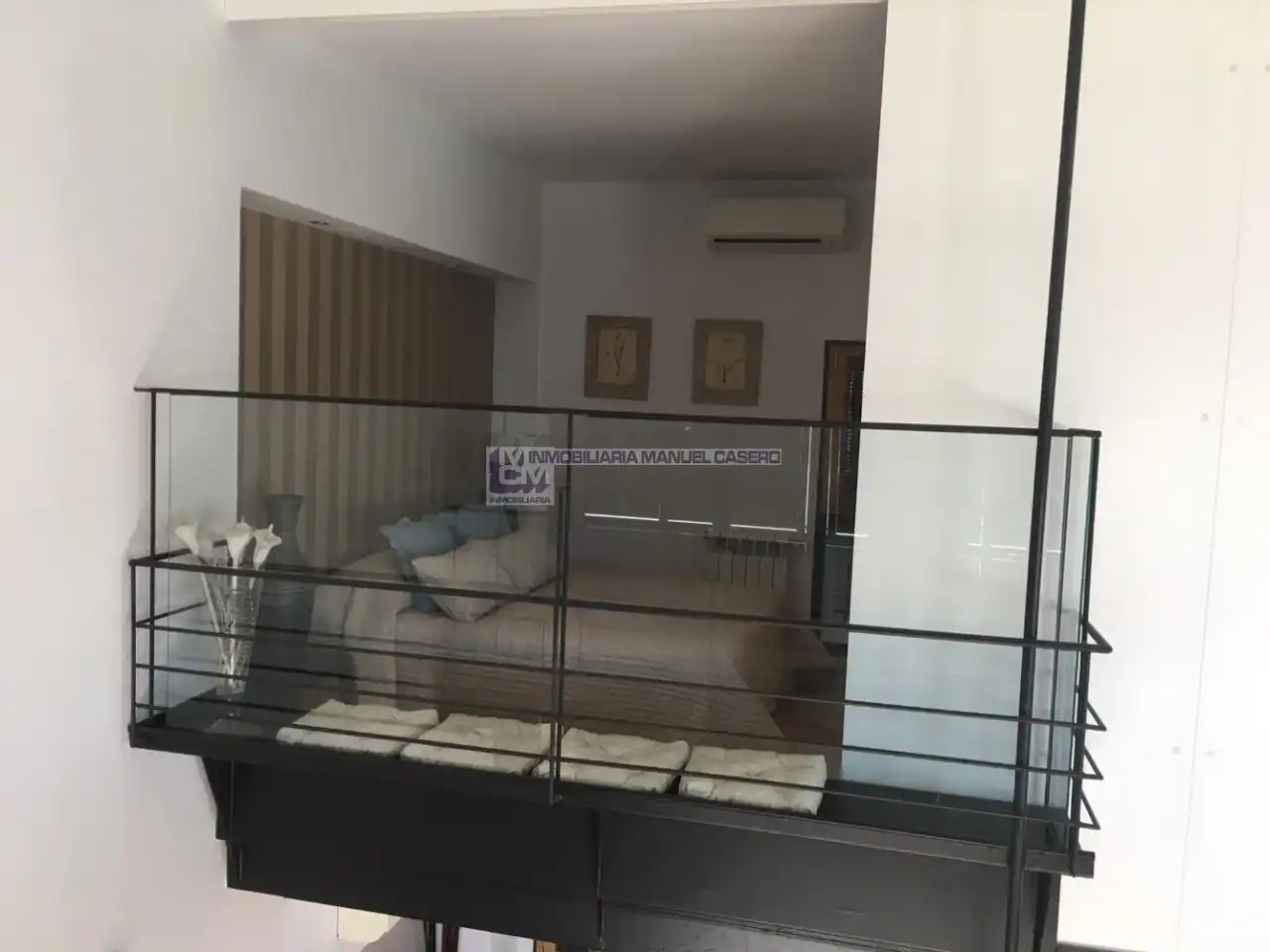 Schlafzimmer von Maisonette zur Miete in Cáceres mit Klimaanlage, Heizung und Terrasse