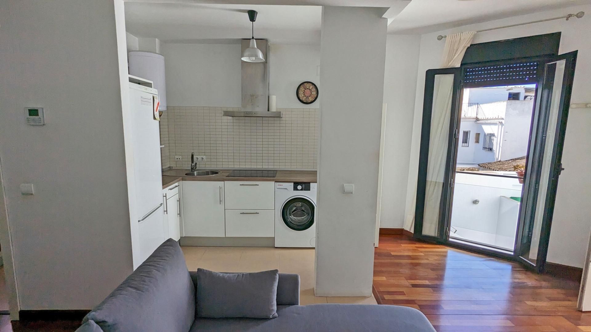 Cuina de Pis de lloguer en Sanlúcar la Mayor amb Aire condicionat, Parquet i Traster