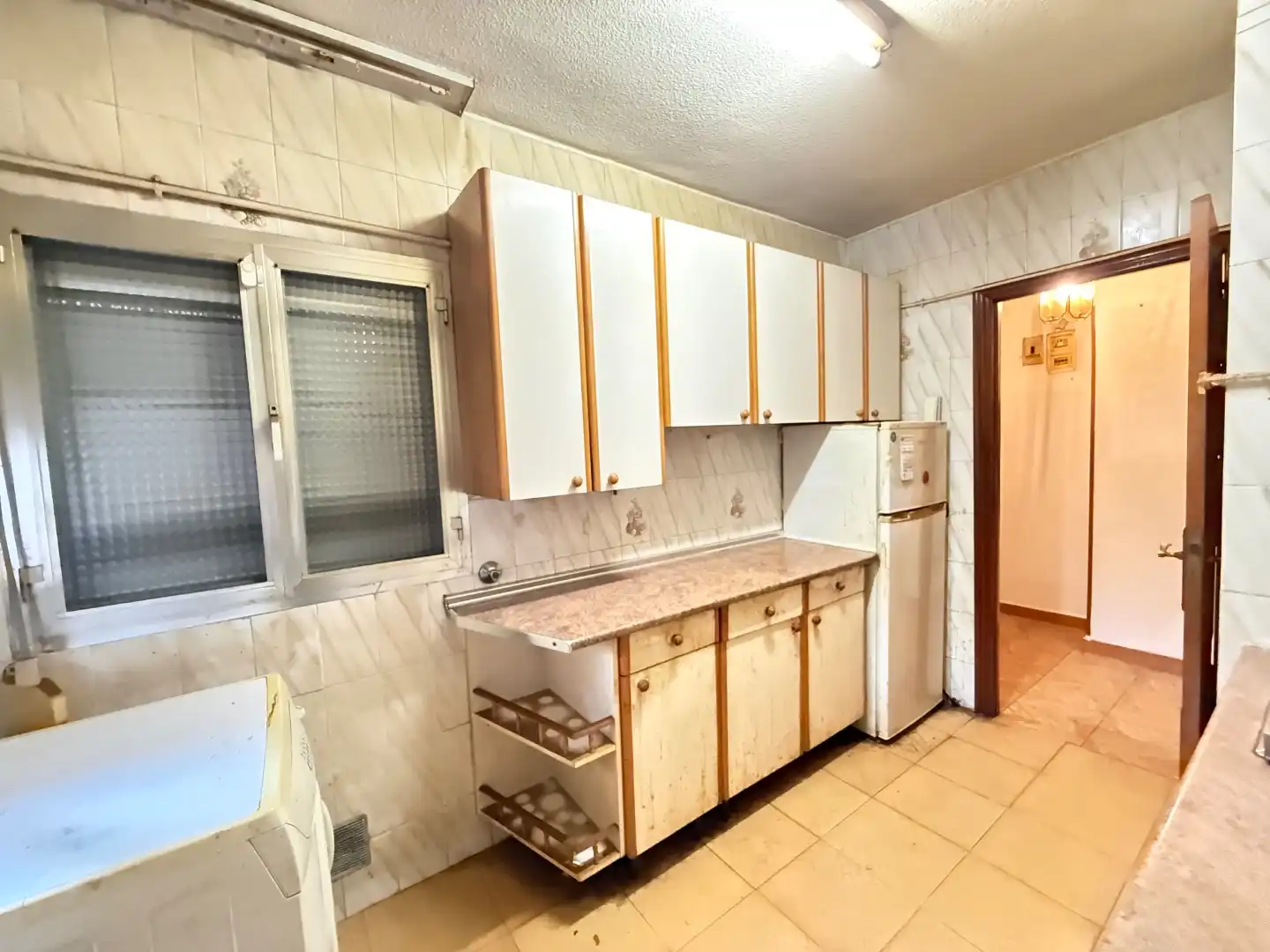 Kitchen of Flat for sale in  Madrid Capital  with Air Conditioner and Terrace