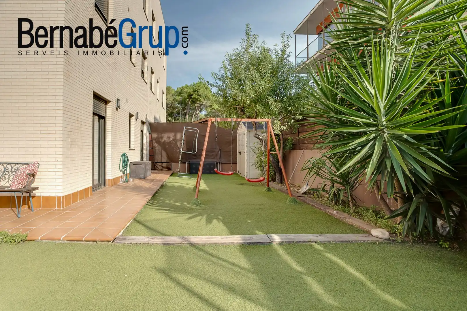 Garten von Wohnung zum Verkauf in Les Franqueses del Vallès mit Klimaanlage, Heizung und Privatgarten