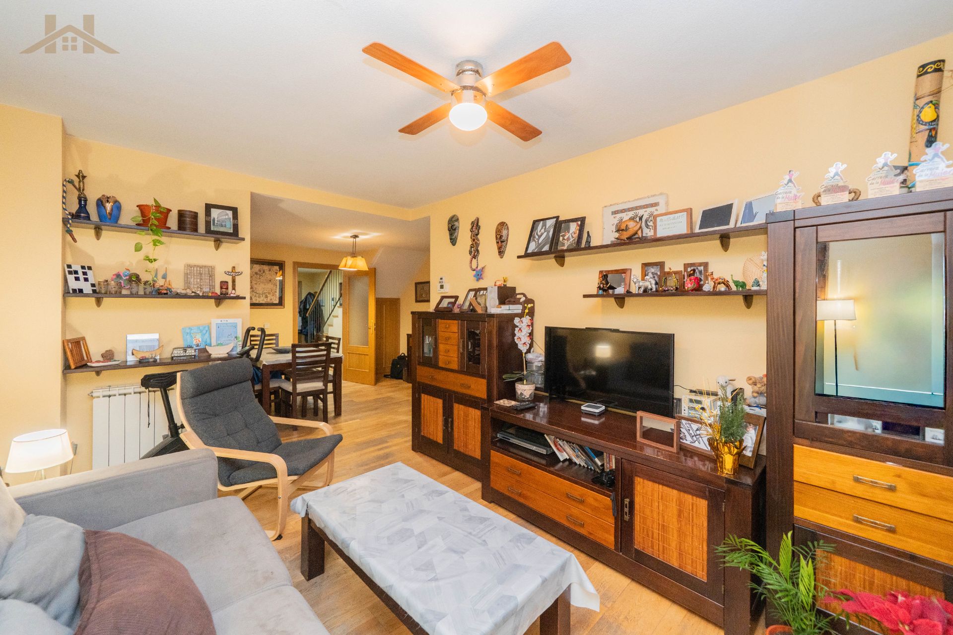 Living room of Duplex for sale in Collado Villalba  with Air Conditioner, Heating and Terrace