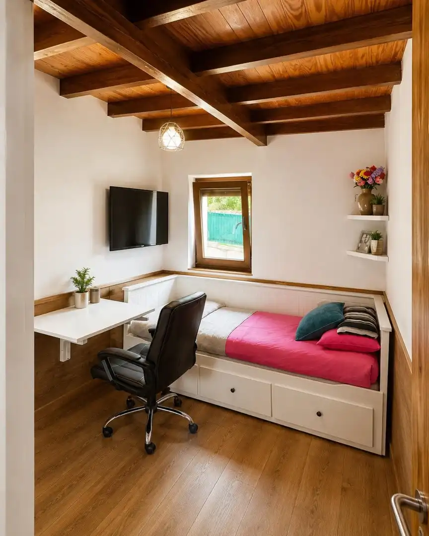 Schlafzimmer von Country house zum Verkauf in Camargo mit Klimaanlage, Heizung und Terrasse