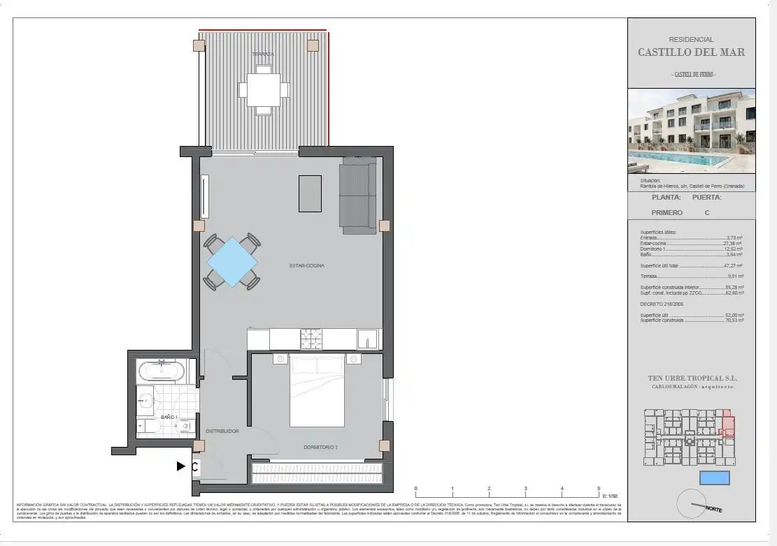 Piso en venta en Gualchos con Aire acondicionado, Jardín privado y Terraza