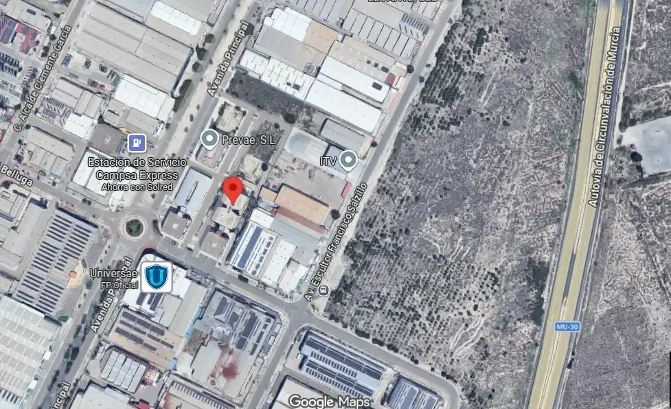Vista exterior de Edificio en venta en Murcia