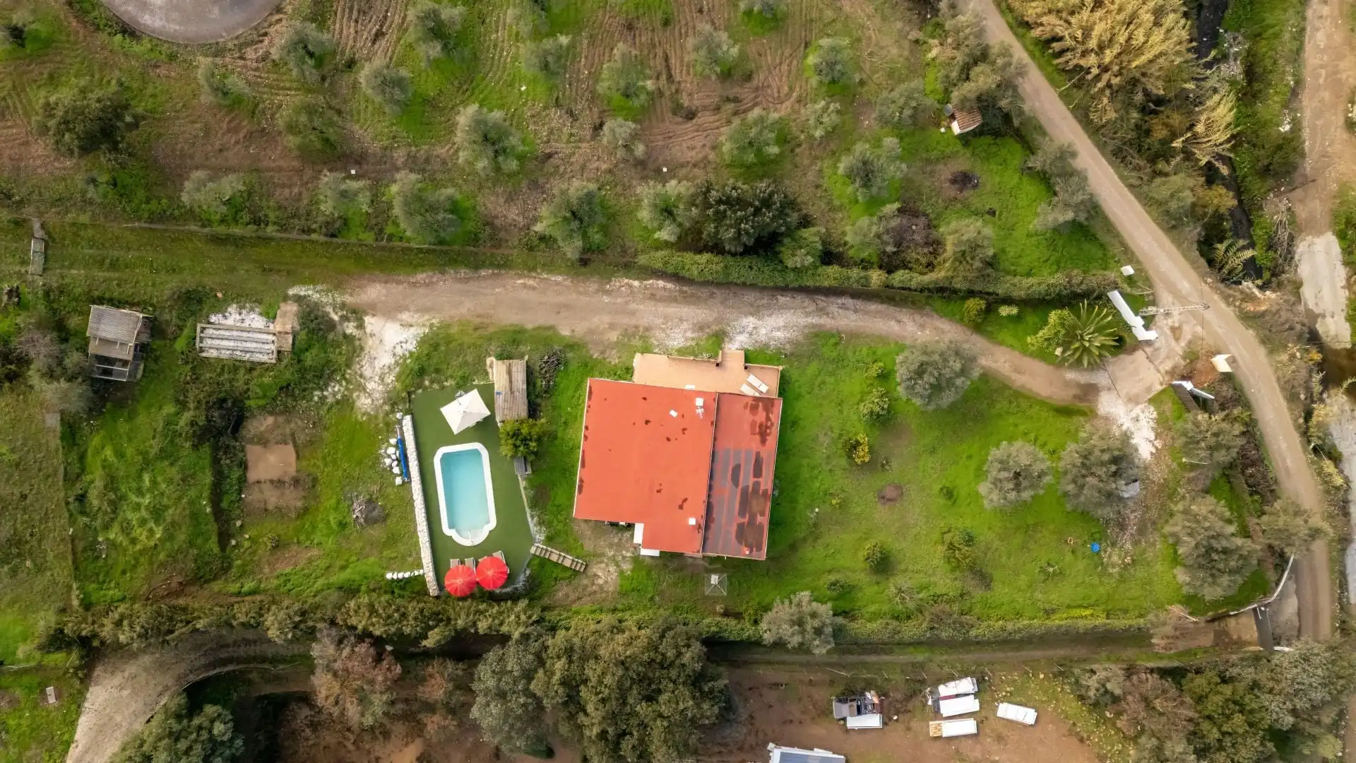 Vista exterior de Finca rústica en venta en Monda con Trastero y Piscina