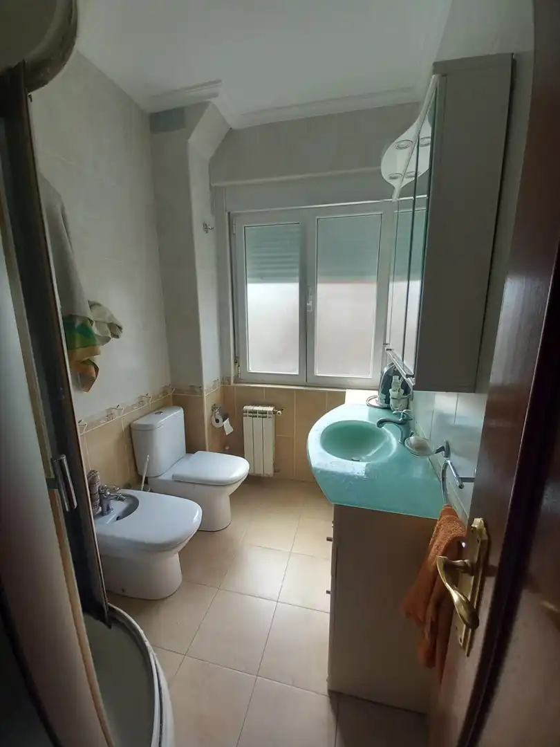 Bathroom of Flat for sale in Torrelavega   with Heating, Terrace and Furnished