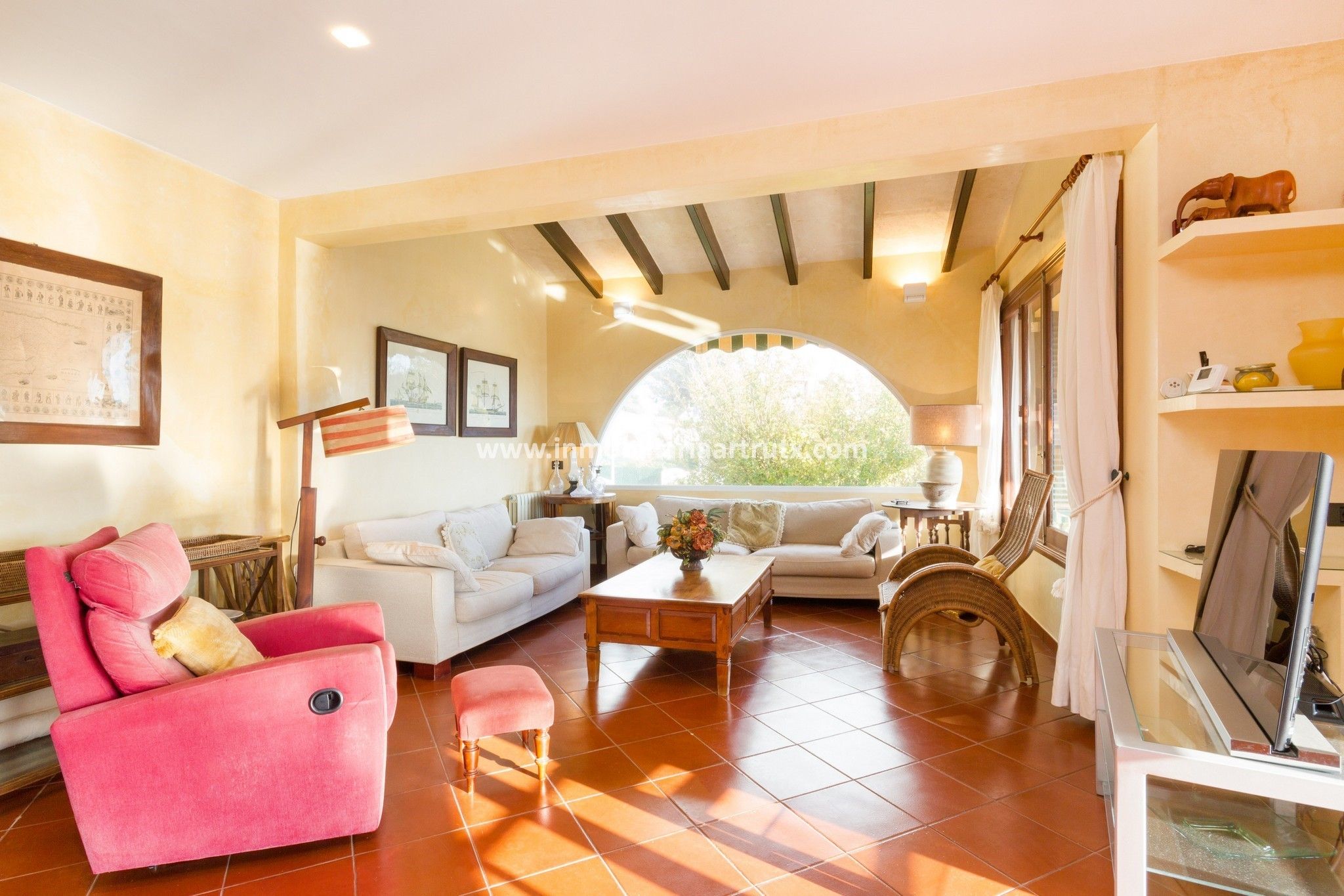 Living room of House or chalet for sale in Ciutadella de Menorca  with Air Conditioner, Heating and Terrace