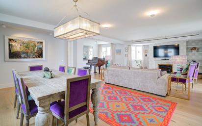 Dining room of Flat for sale in  Madrid Capital  with Air Conditioner, Heating and Terrace
