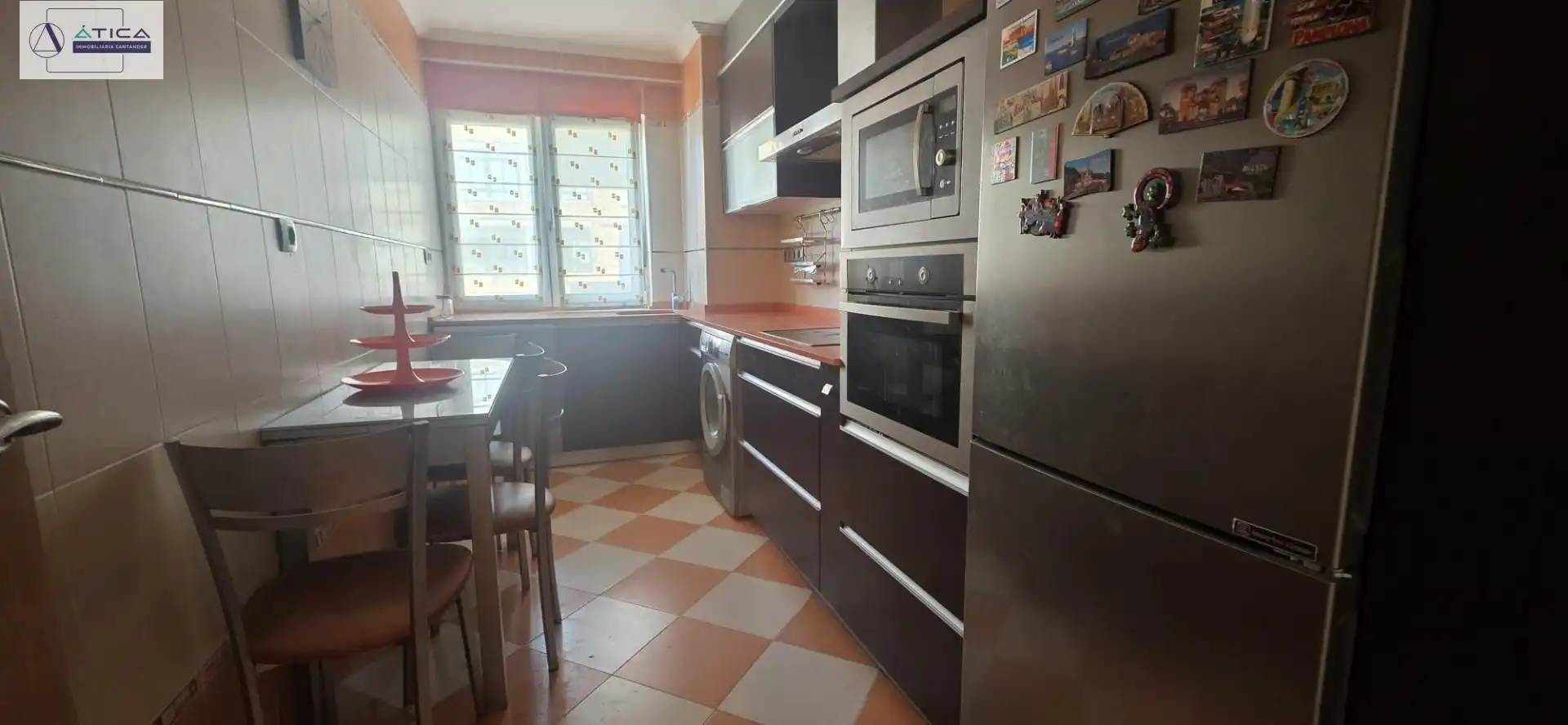 Kitchen of Flat for sale in Torrelavega   with Heating, Furnished and Balcony