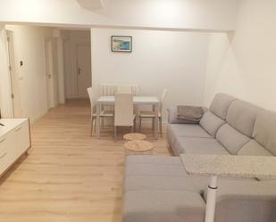 Living room of Flat for sale in Santander  with Heating, Parquet flooring and Furnished