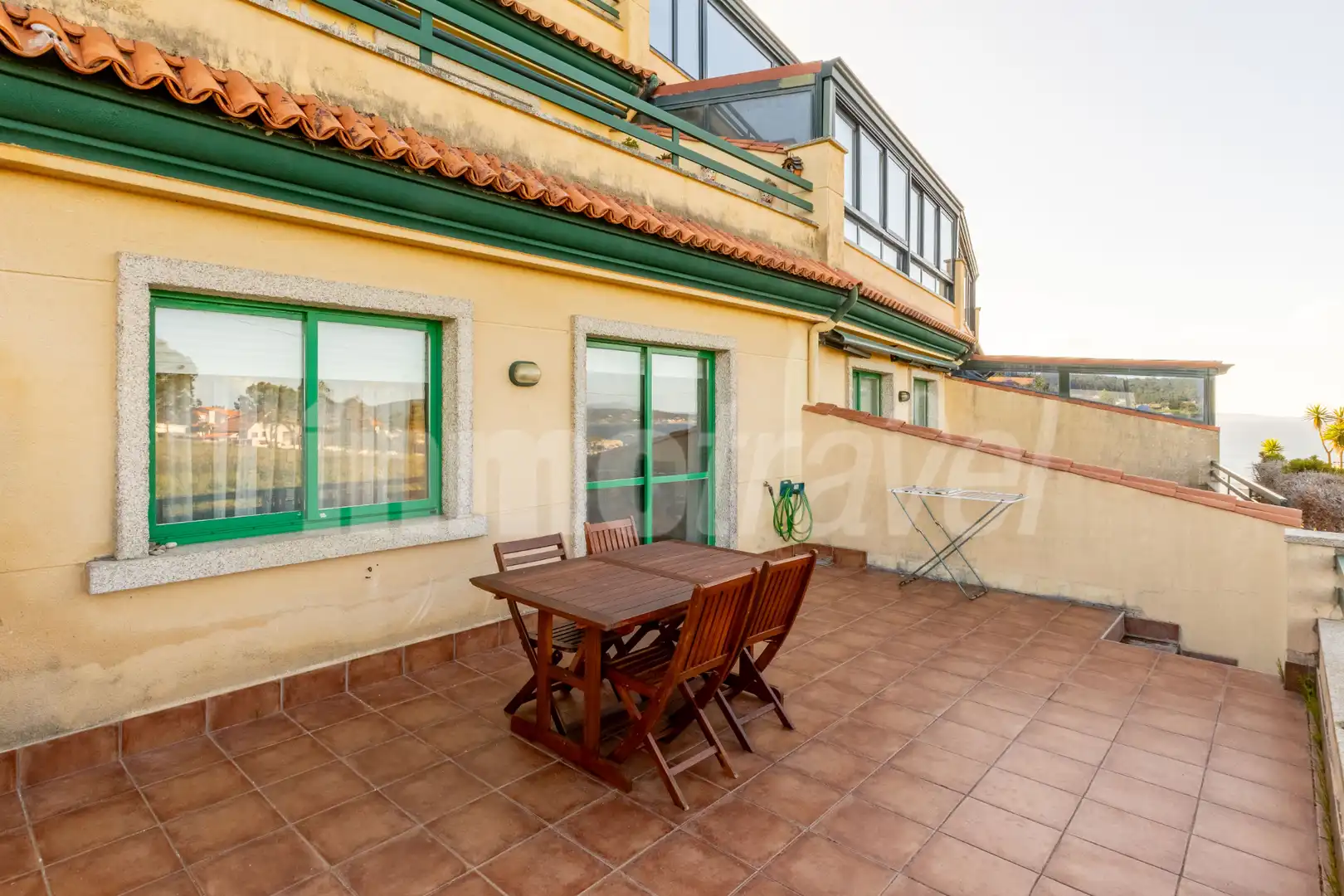 Terrassa de Apartament en venda en Sanxenxo amb Terrassa, Traster i Moblat