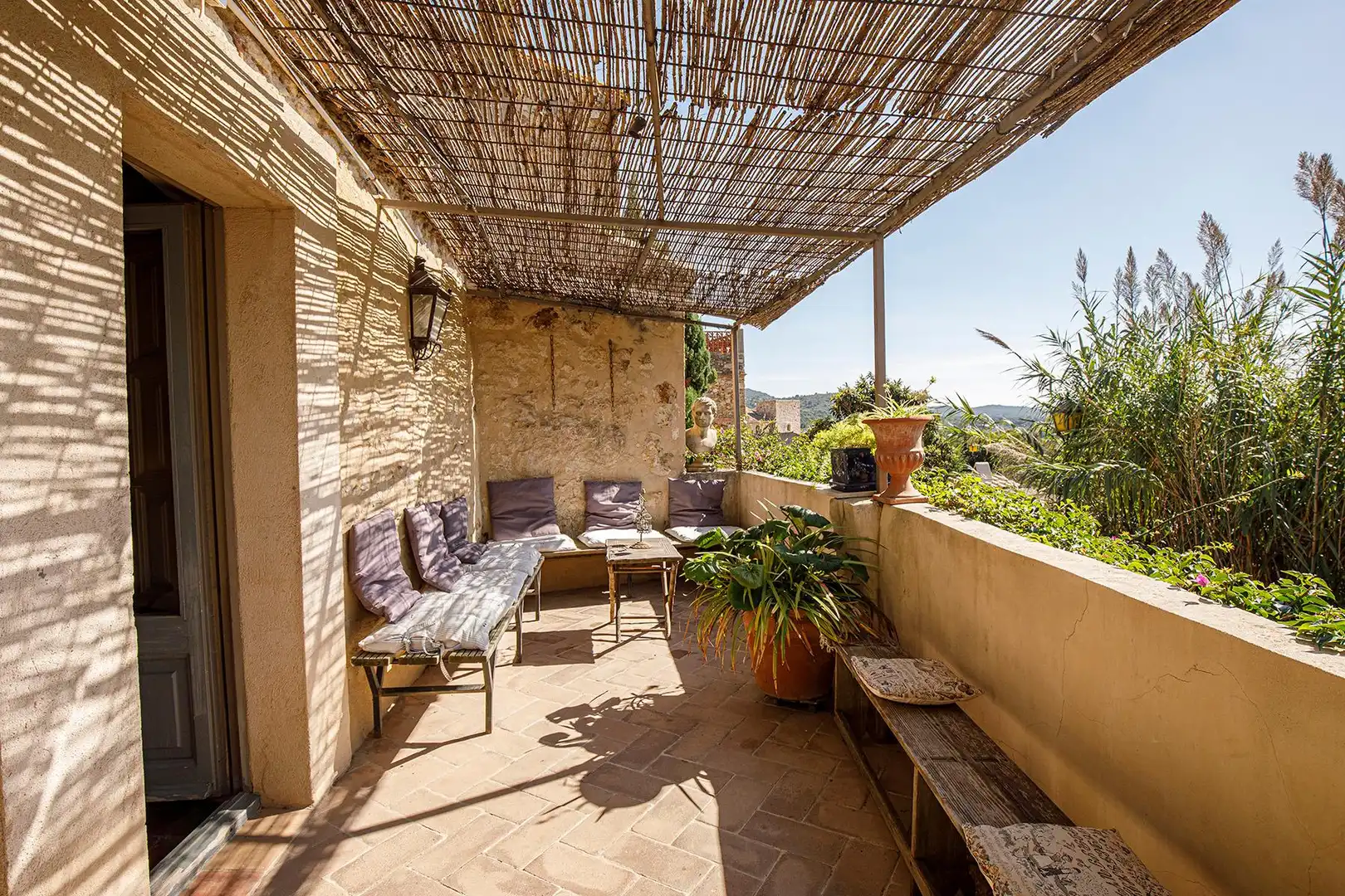 Terraza de Finca rústica de alquiler en Pals