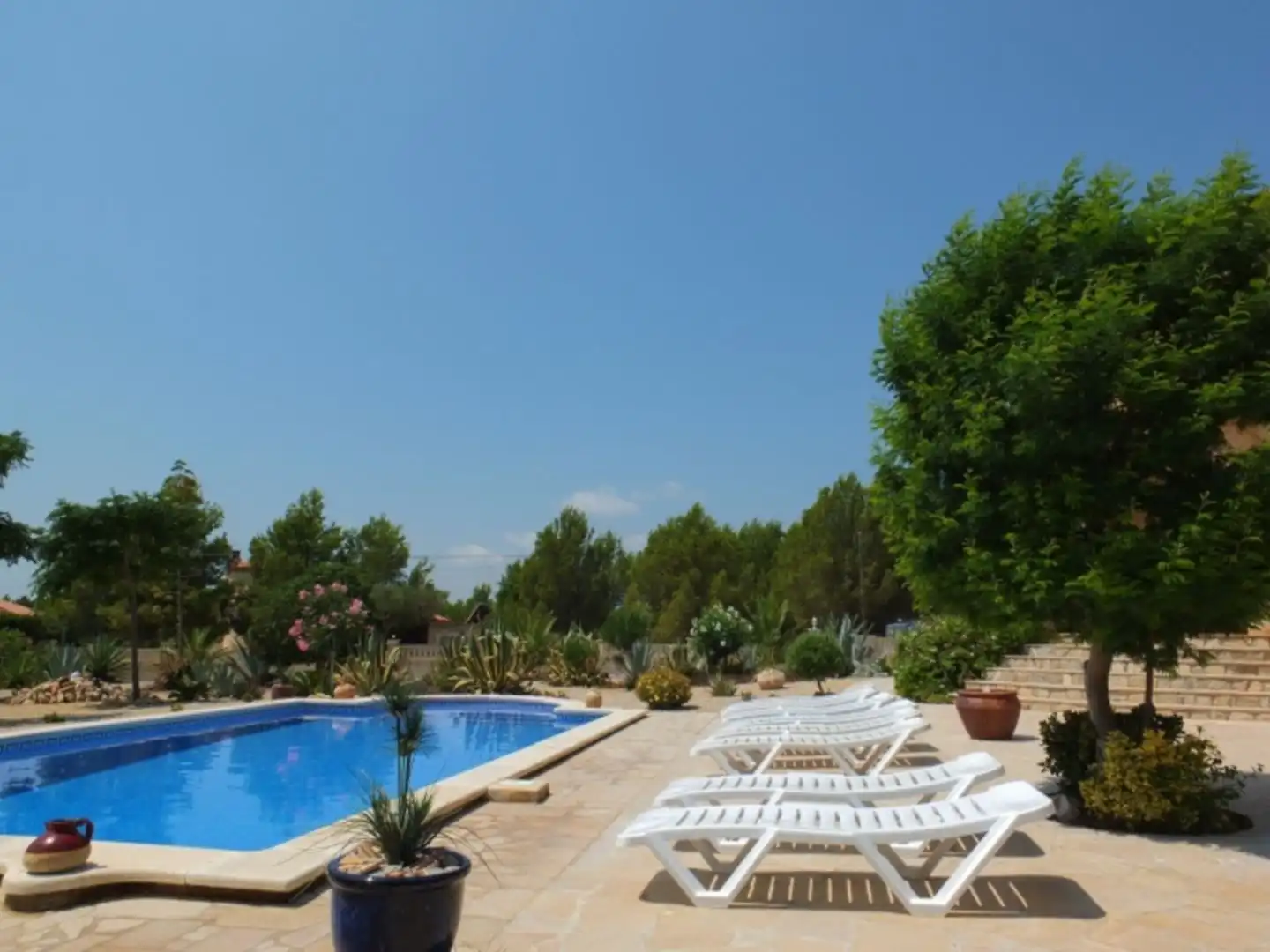 Jardí de Casa o xalet en venda en L'Ametlla de Mar  amb Aire condicionat, Terrassa i Piscina