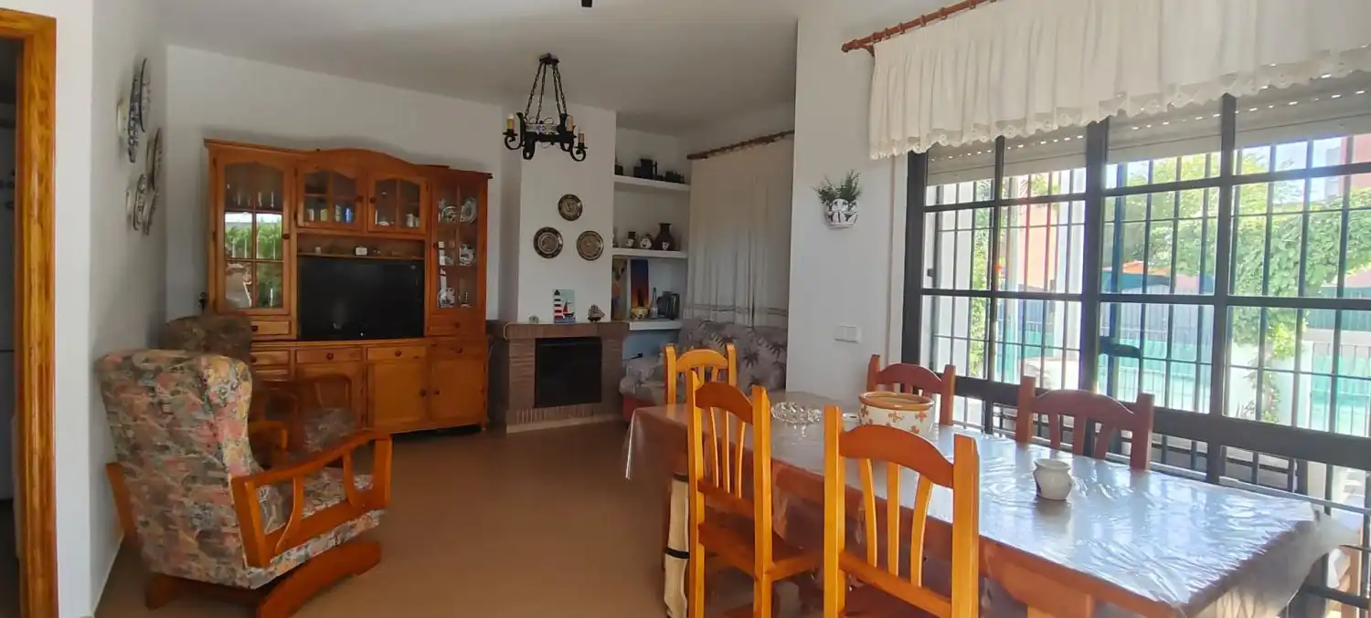 Dining room of Houses for sale in La Antilla  with Terrace, Storage room and Balcony