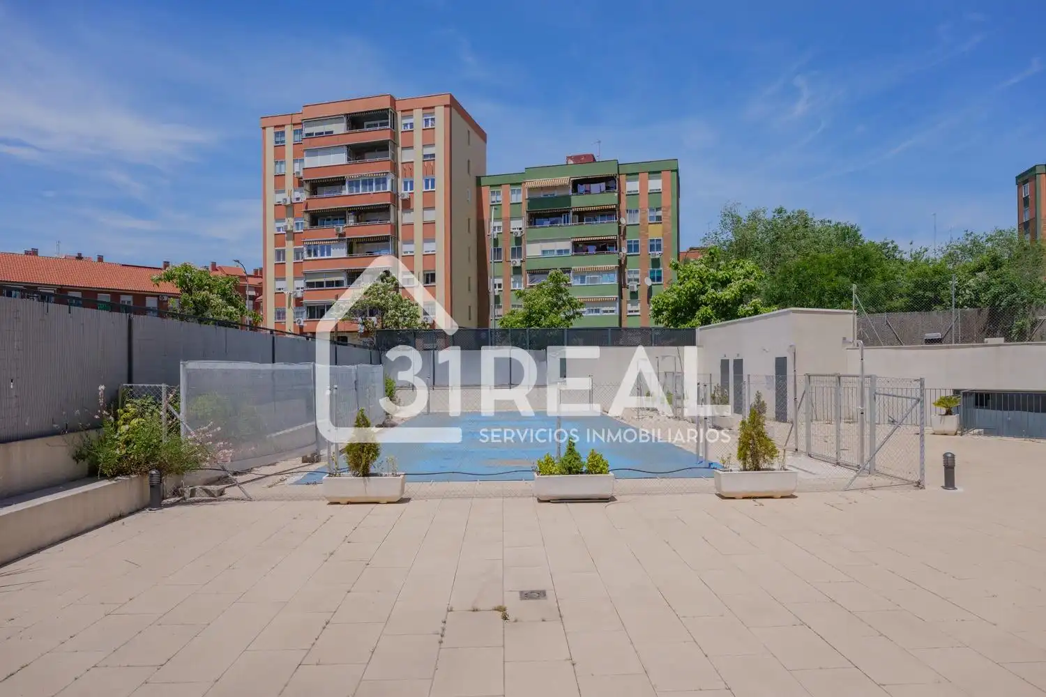 Terrasse von Wohnung zum Verkauf in Madrid mit Heizung, Privatgarten und Gemeinschaftspool