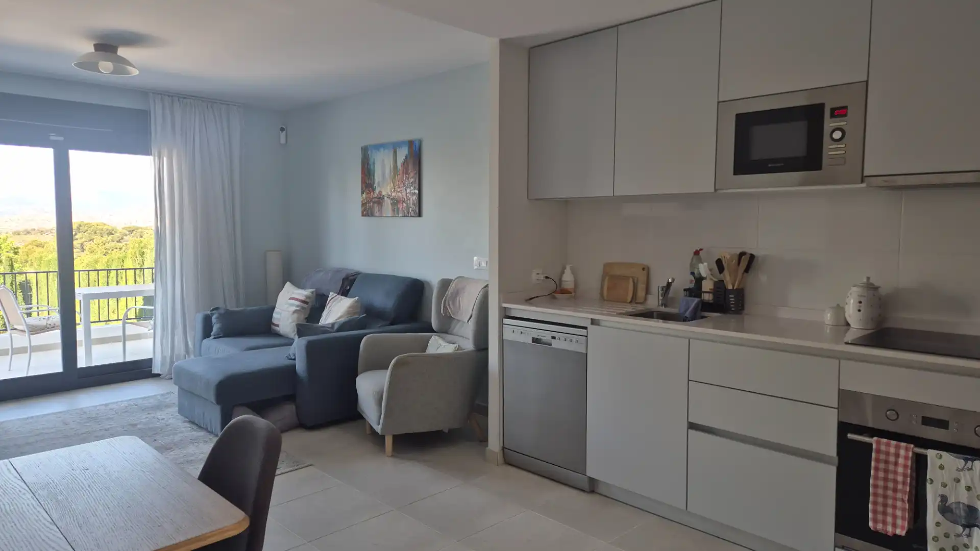 Sala de estar de Casa o chalet en venta en Busot con Aire acondicionado, Calefacción y Jardín privado