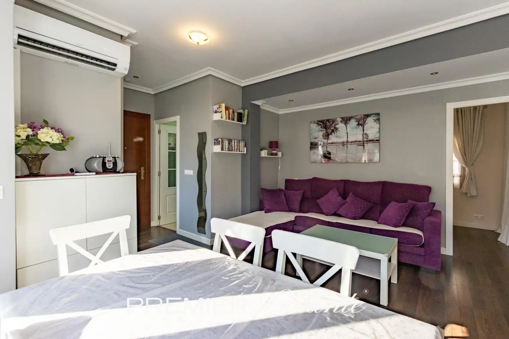 Wohnzimmer von Wohnung zum Verkauf in Alicante / Alacant mit Klimaanlage und Möbliert