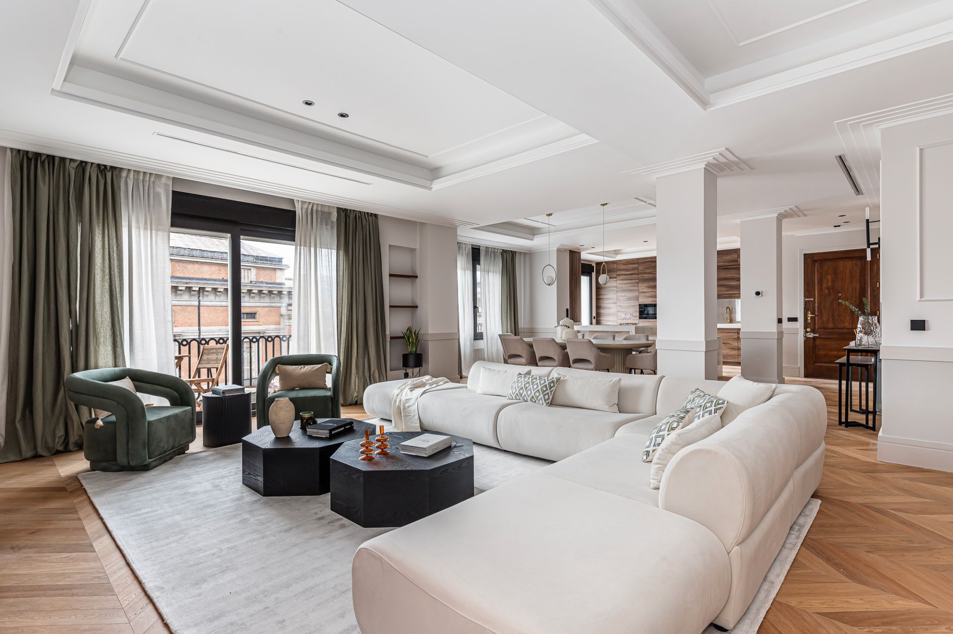 Sala d'estar de Pis en venda en  Madrid Capital amb Aire condicionat, Calefacció i Terrassa
