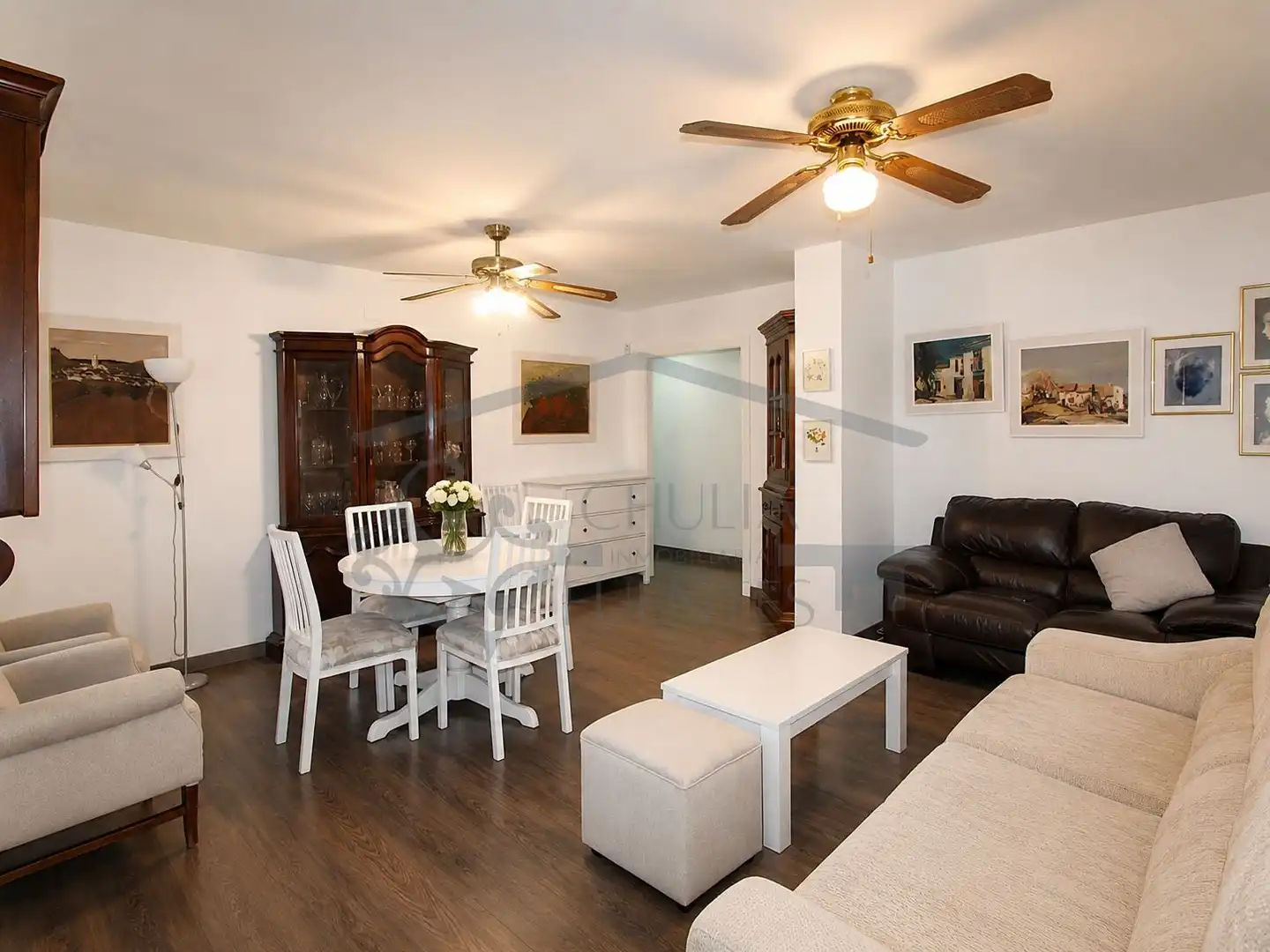 Sala de estar de Piso en venta en Valencia con Aire acondicionado, Parquet y Horno