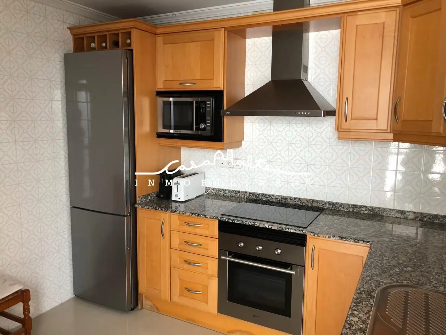 Küche von Wohnung zur Miete in Altea mit Heizung, Möbliert und Balkon