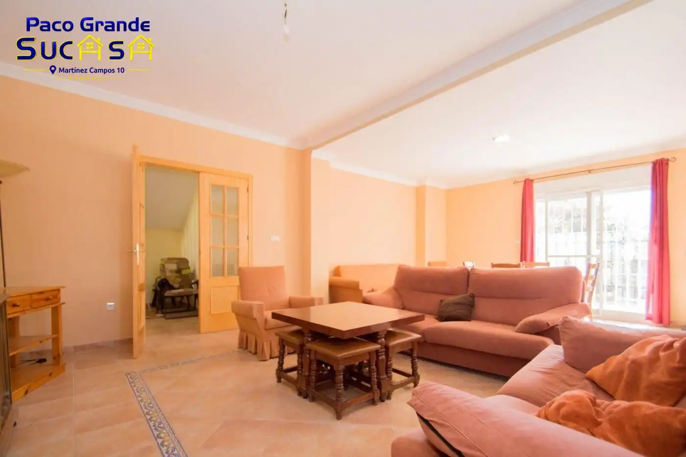 Sala de estar de Casa o chalet en venta en Güéjar Sierra con Jardín privado, Terraza y Piscina