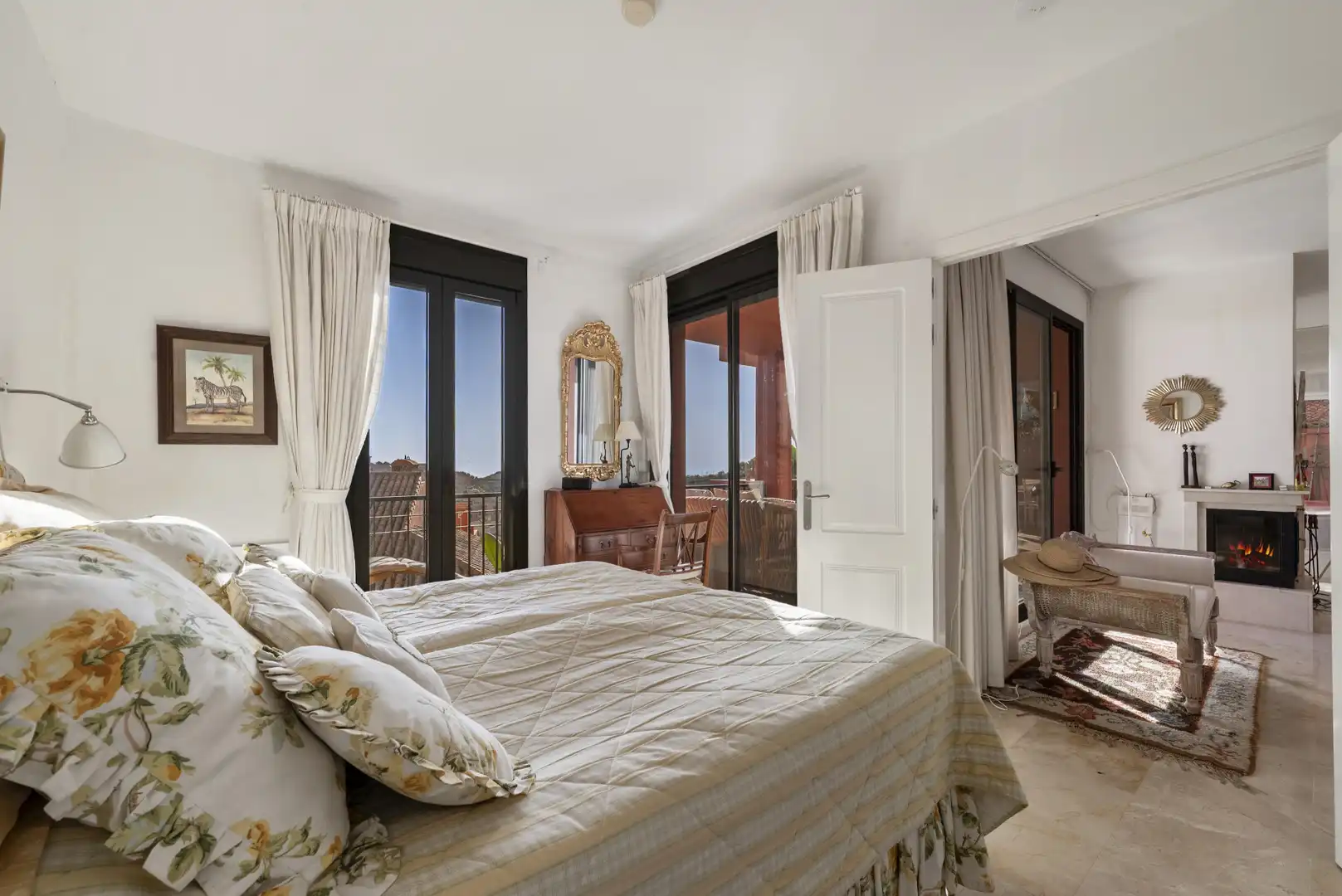 Bedroom of Ground floor for sale in Mijas  with Air Conditioner, Terrace and Swimming Pool