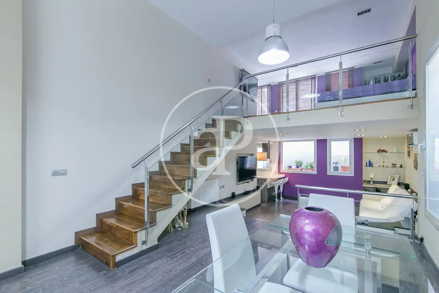 Sala de estar de Piso en venta en Sant Just Desvern con Aire acondicionado, Calefacción y Amueblado