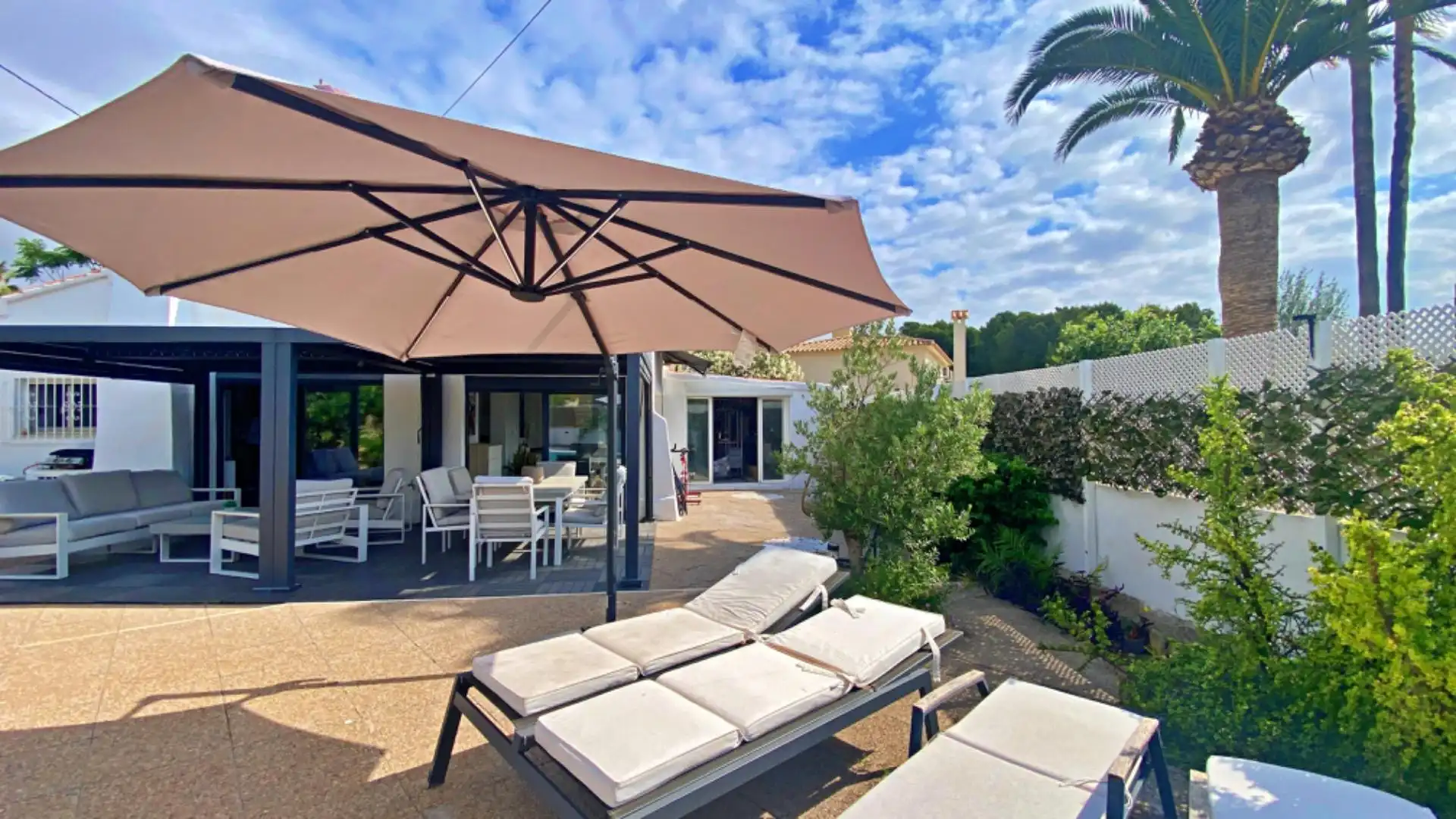 Terrassa de Casa o xalet en venda en Calpe / Calp amb Aire condicionat, Jardí privat i Terrassa
