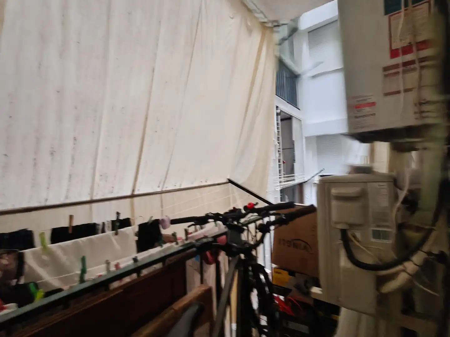 Balcony of Apartments for sale in Barcelona  with Air Conditioner, Heating and Storage room